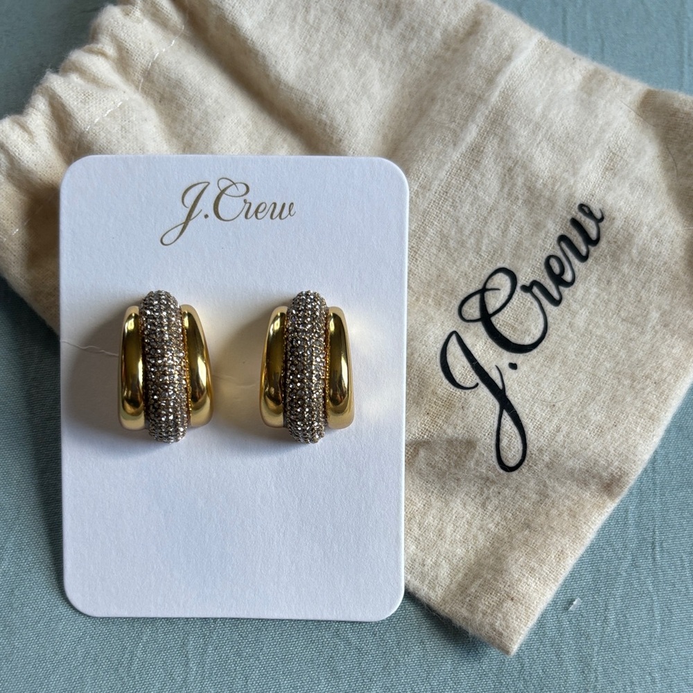 J. Crew Gold Stud Earrings